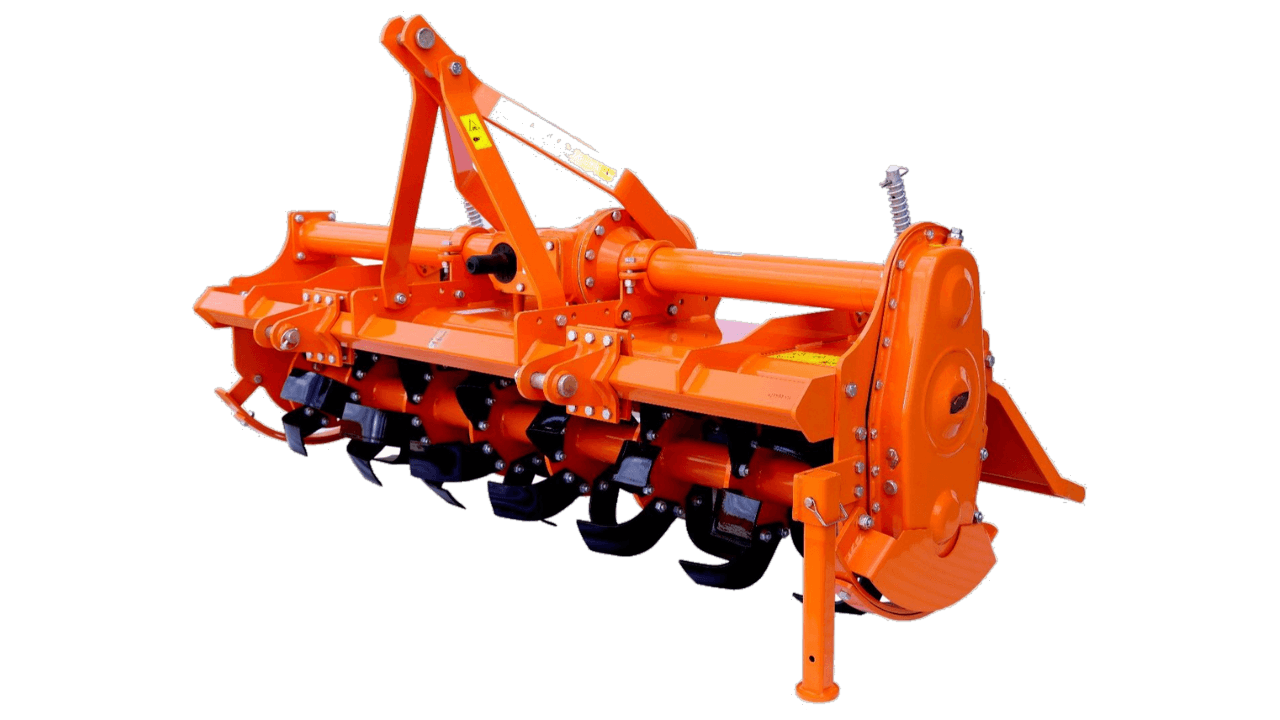 A tractor-mounted rotavator, the machine classified under ITC-HS tariff item 8432 80 20 and eligible for RoDTEP at 0.9% of FOB